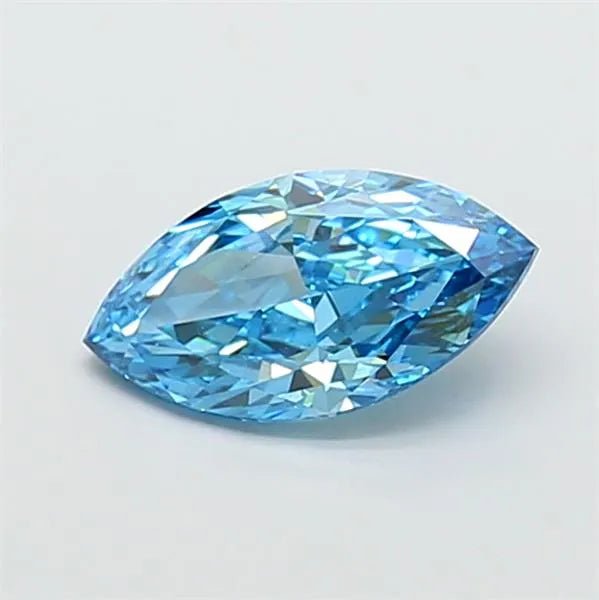2.01ct Marquise Lab Grown Diamond (Colour Fancy Vivid Blue, Clarity VVS1, IGI Certified)