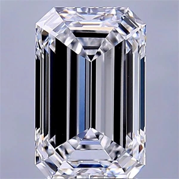 2.94ct Emerald Lab Grown Diamond (Colour D, Clarity VVS2, IGI Certified)