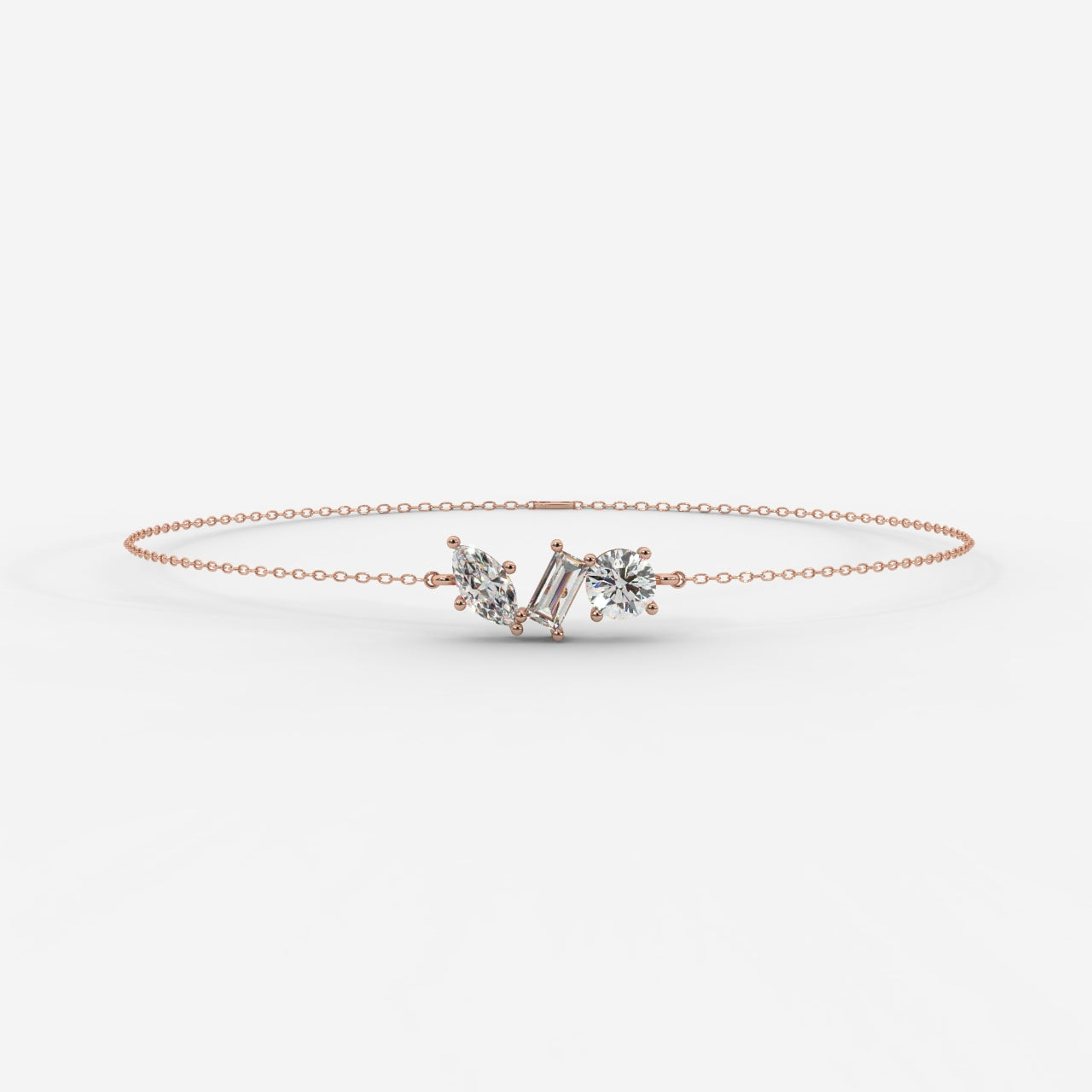 Orion Three-Stone Diamond Bracelet