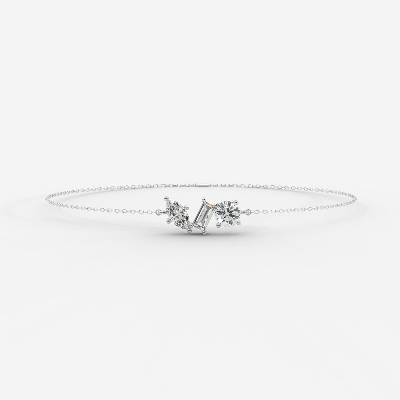 Orion Three-Stone Diamond Bracelet