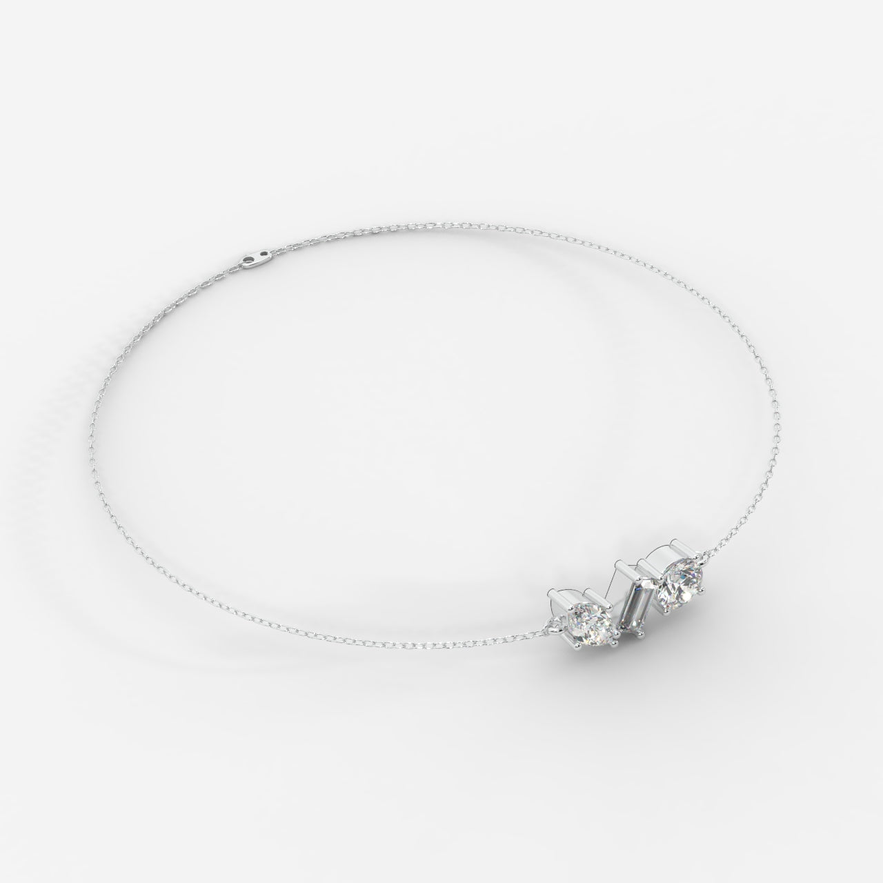 Orion Three-Stone Diamond Bracelet
