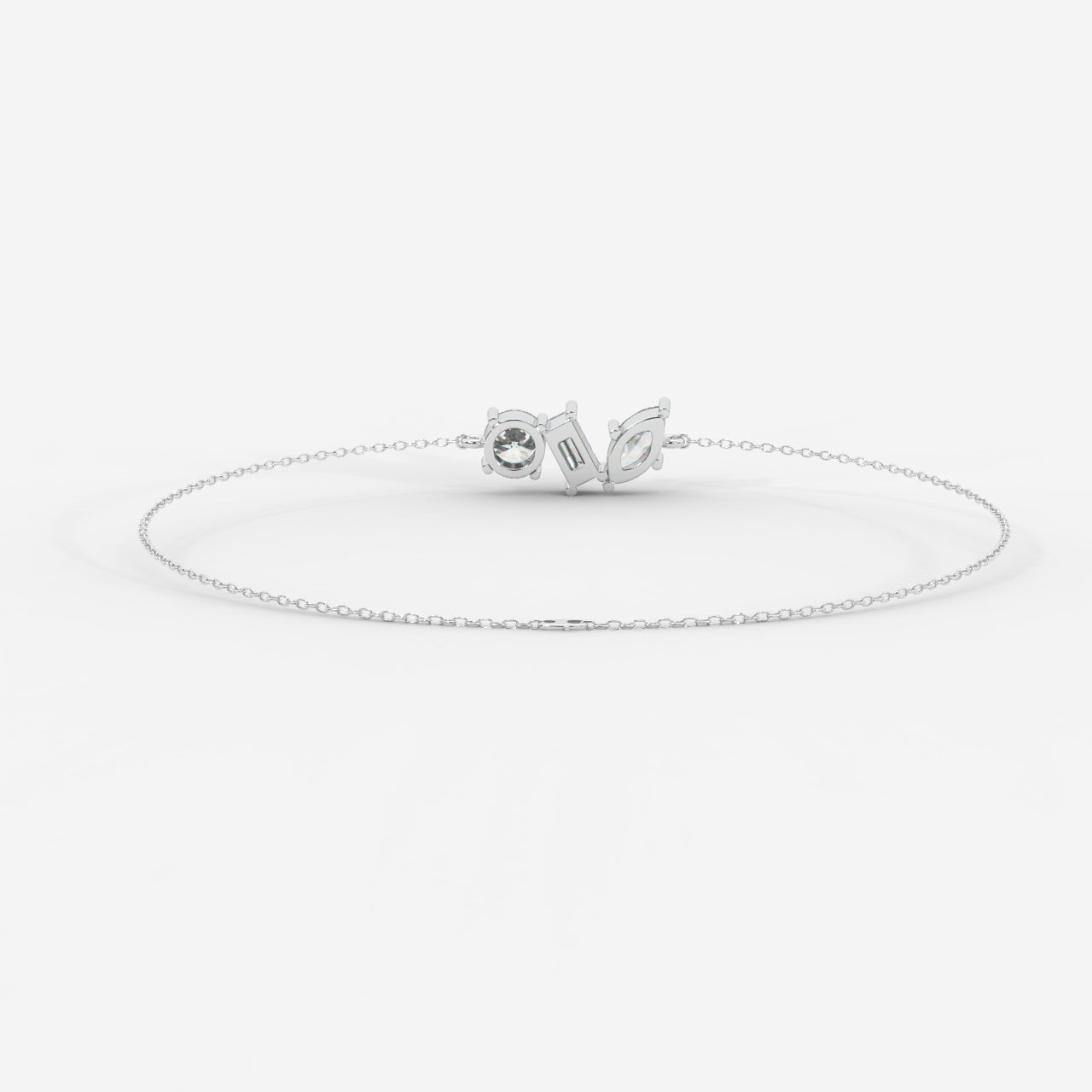 Orion Three-Stone Diamond Bracelet