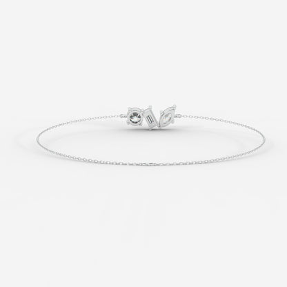 Orion Three-Stone Diamond Bracelet