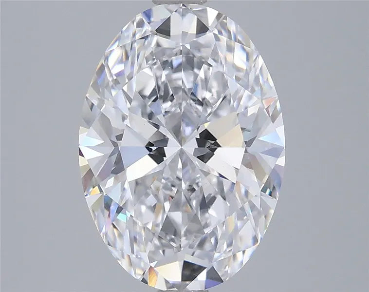3.18ct Oval Lab Grown Diamond (Colour E, Clarity VVS2, IGI Certified)