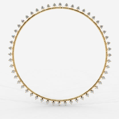 Miraya Floating Diamond Tennis Necklace – 16"