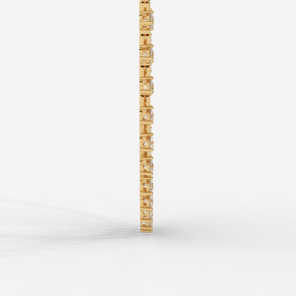 Miraya Floating Diamond Tennis Necklace – 16"