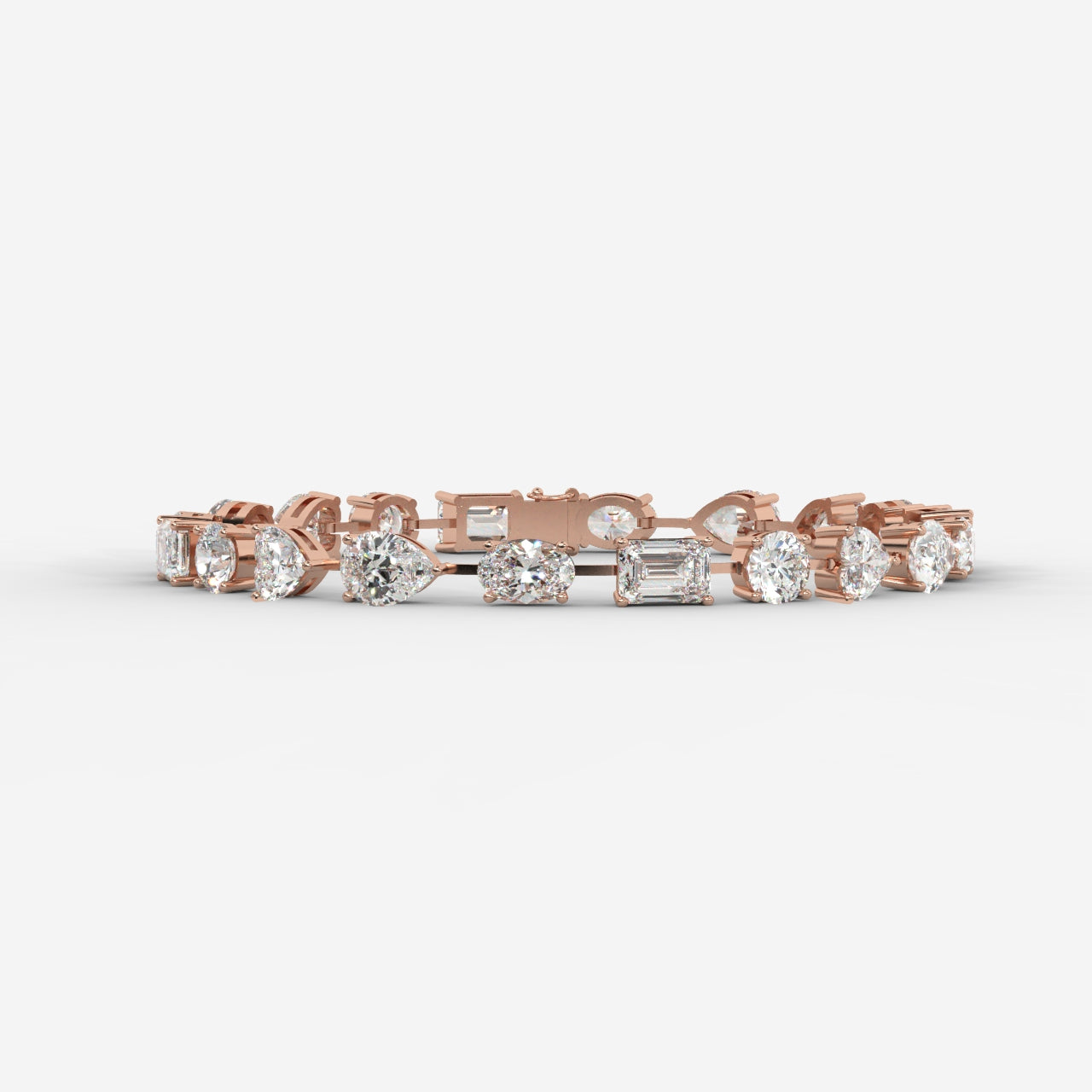 Mona Mixed-Cut Diamond Tennis Bracelet