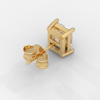 Kate Diamond Stud Earrings – Emerald