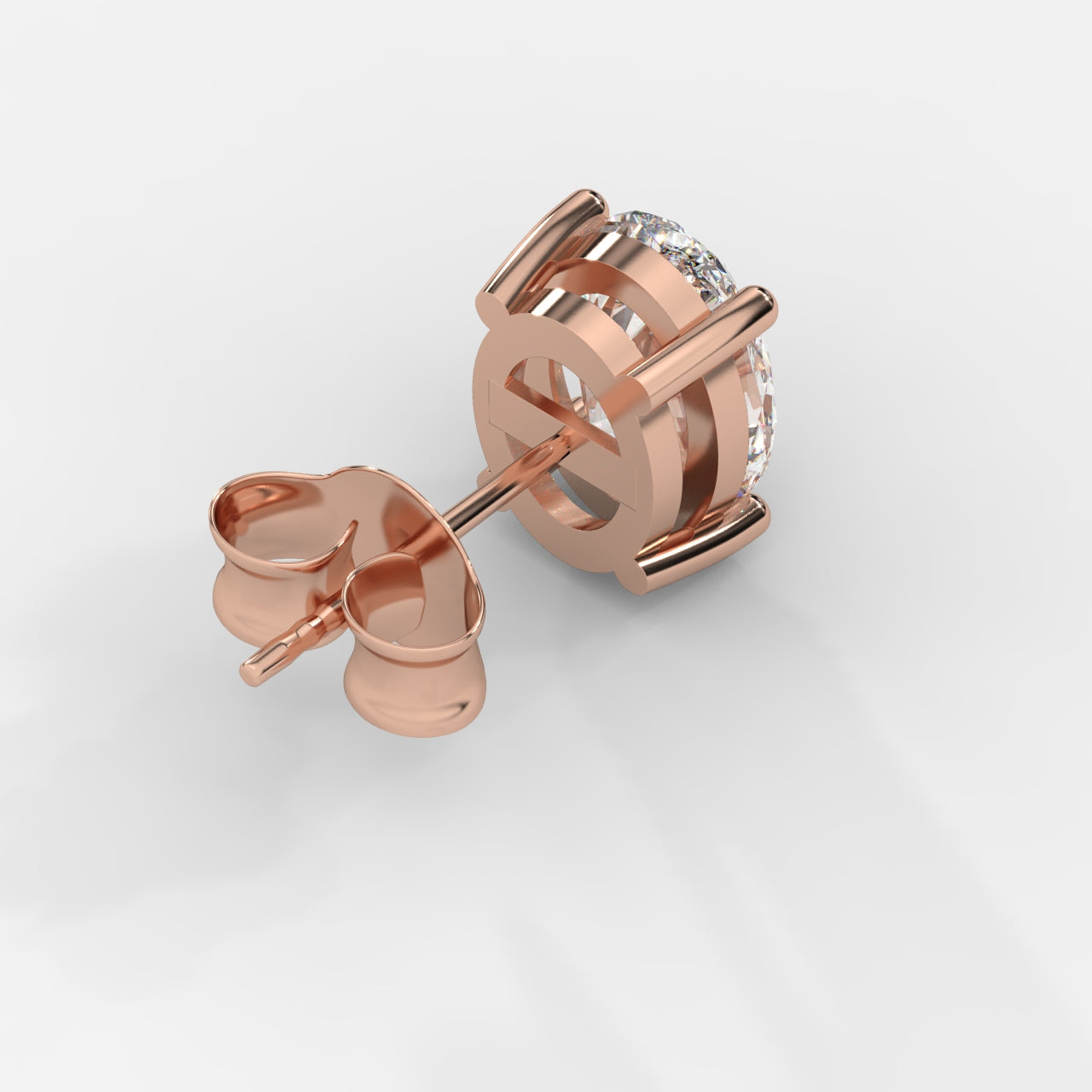 Kate Diamond Stud Earrings – Oval