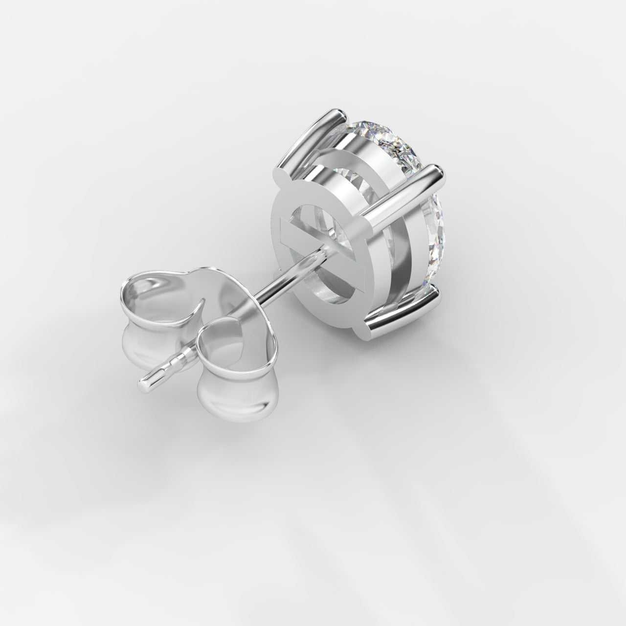 Kate Diamond Stud Earrings – Oval