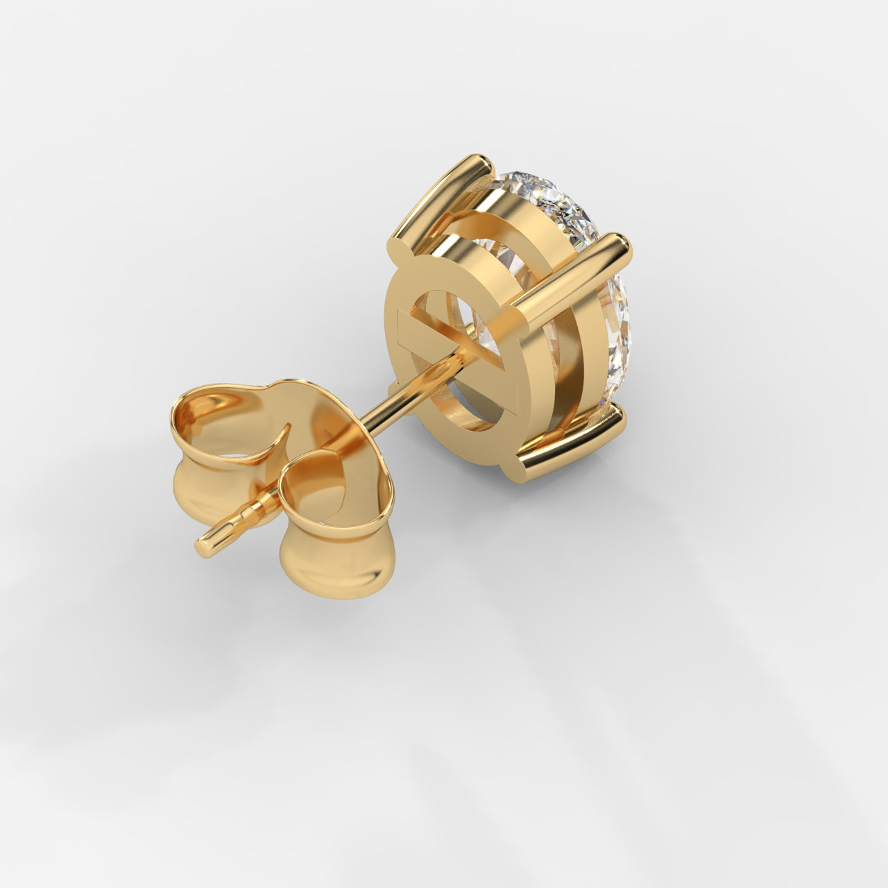 Kate Diamond Stud Earrings – Oval