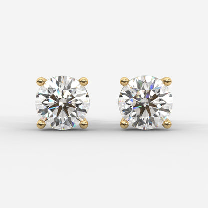 Kate Diamond Stud Earrings – Round