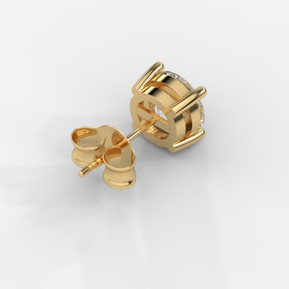 Kate Diamond Stud Earrings – Round