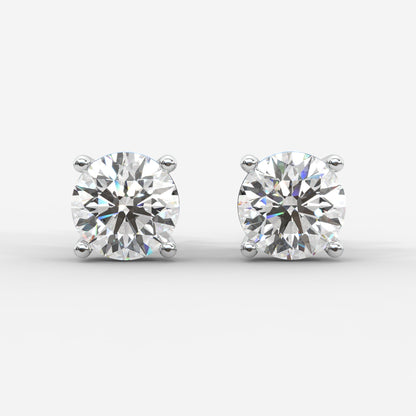 Kate Diamond Stud Earrings – Round