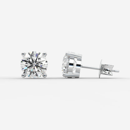 Kate Diamond Stud Earrings – Round