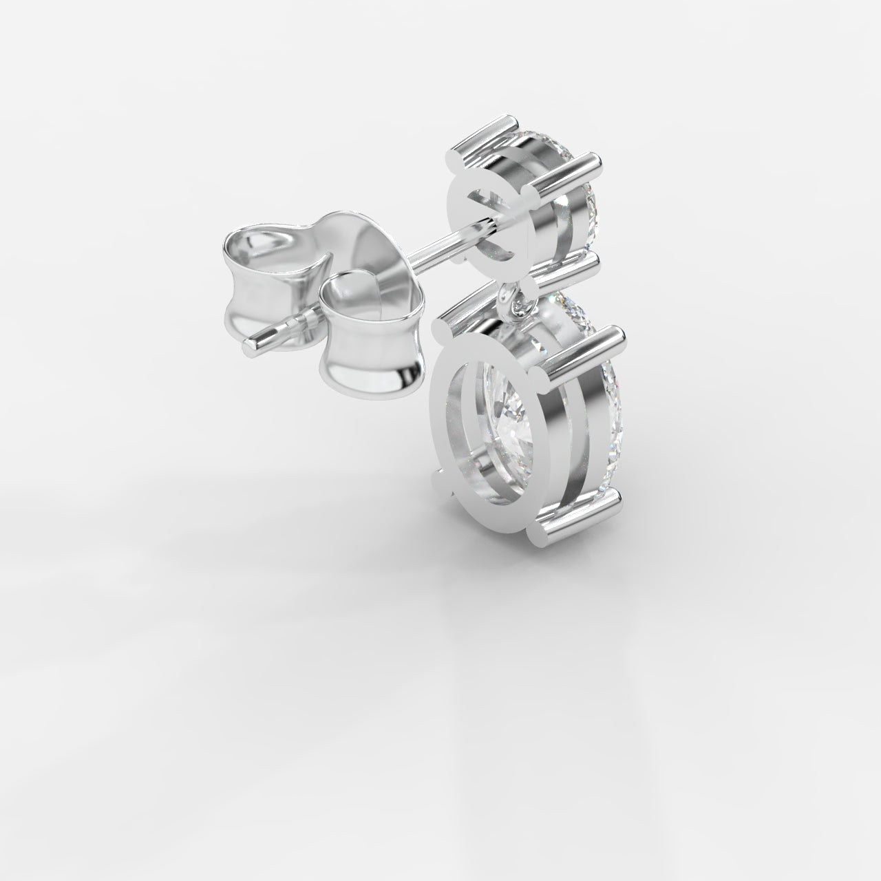 Luna Drop Earrings – Round and Oval