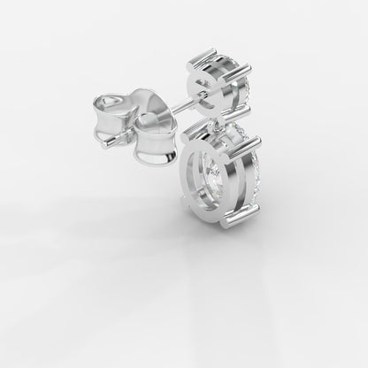 Luna Drop Earrings – Round and Oval