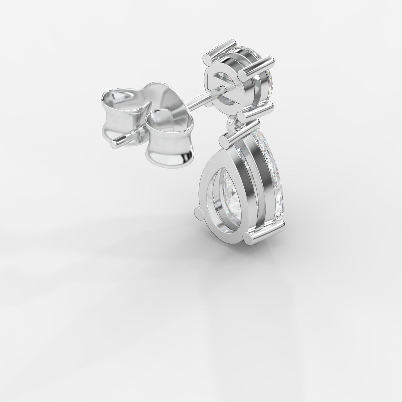 Luna Drop Earrings – Round and Pear