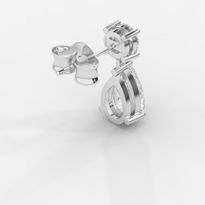 Luna Drop Earrings – Round and Pear