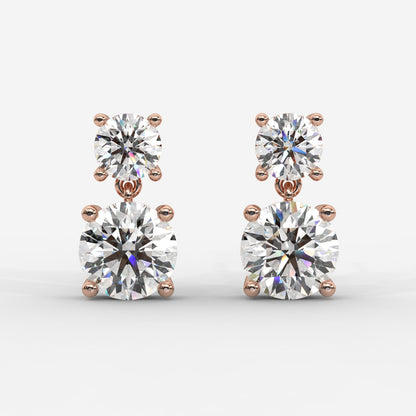 Luna Drop Earrings – Round and Round