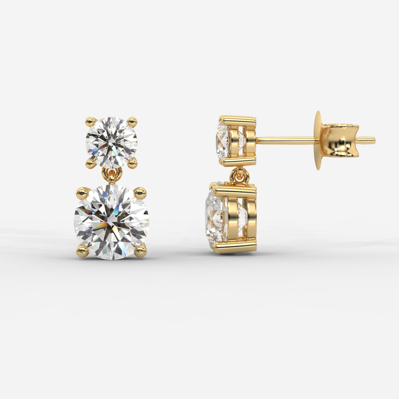 Luna Drop Earrings – Round and Round