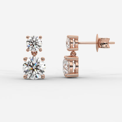 Luna Drop Earrings – Round and Round