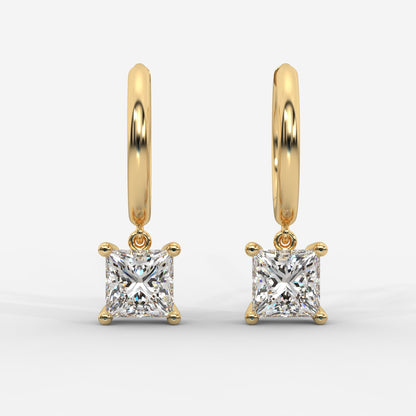 Lorissa Drop Huggie Hoop Earrings – Princess