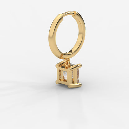 Lorissa Drop Huggie Hoop Earrings – Princess