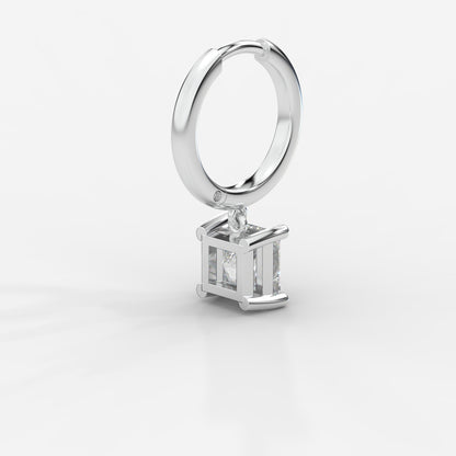 Lorissa Drop Huggie Hoop Earrings – Princess