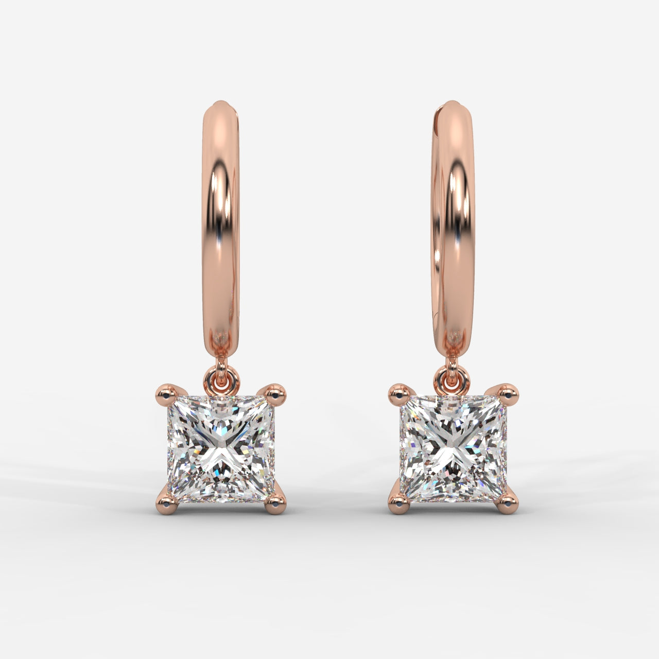 Lorissa Drop Huggie Hoop Earrings – Princess