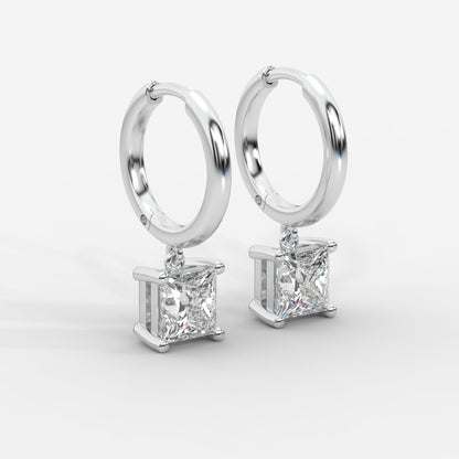 Lorissa Drop Huggie Hoop Earrings – Princess