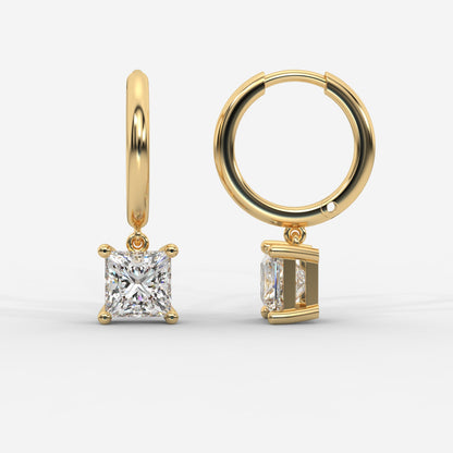 Lorissa Drop Huggie Hoop Earrings – Princess