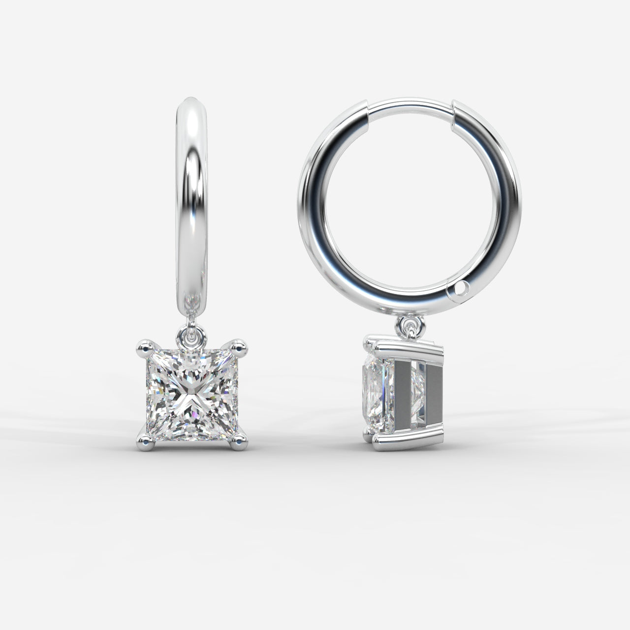 Lorissa Drop Huggie Hoop Earrings – Princess