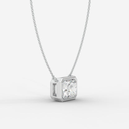 Avery Solitaire Pendant With 18" Adjustable Chain - Radiant