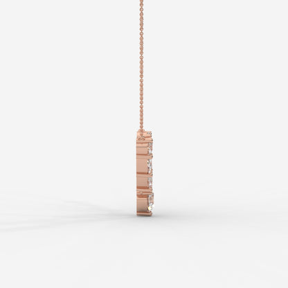 Lyric Mixed Shape Diamond Tennis Necklace 1ctW
