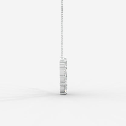 Lyric Mixed Shape Diamond Tennis Necklace 1ctW