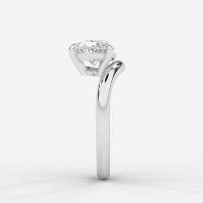Sway Solitaire Ring - Pear