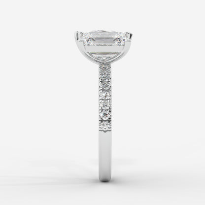 Adele Toi et Moi Diamond Ring – Emerald & Pear