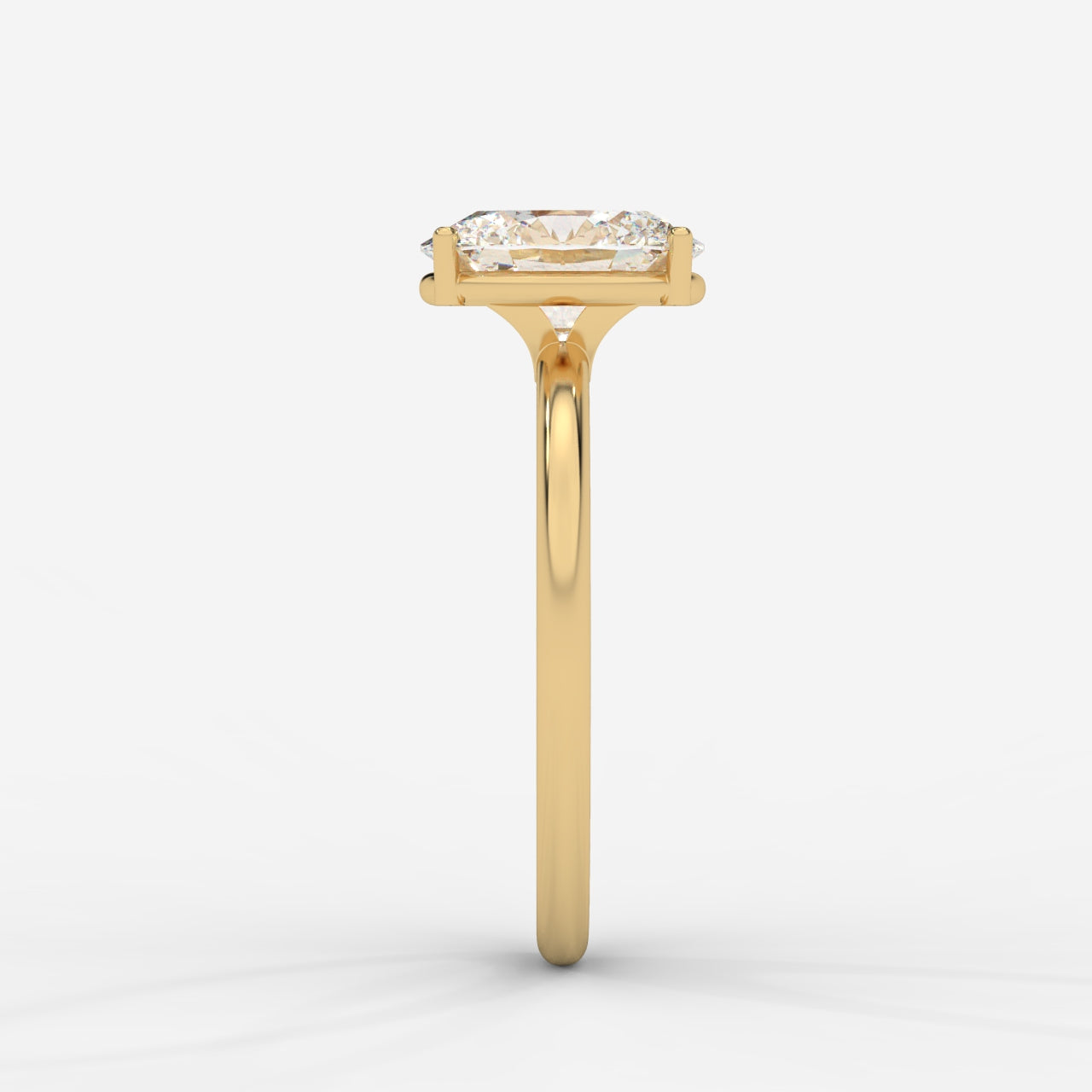 Aria Brilliant Diamond Solitaire Ring - Oval