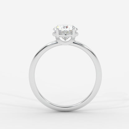 Aria Brilliant Diamond Solitaire Ring - Oval
