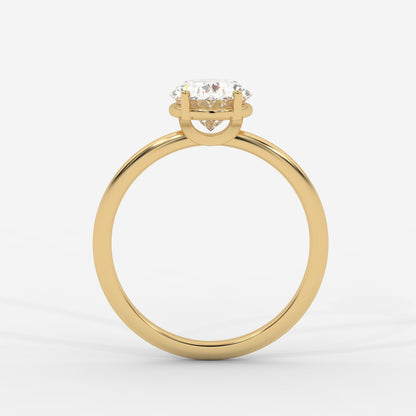Aria Brilliant Diamond Solitaire Ring - Oval
