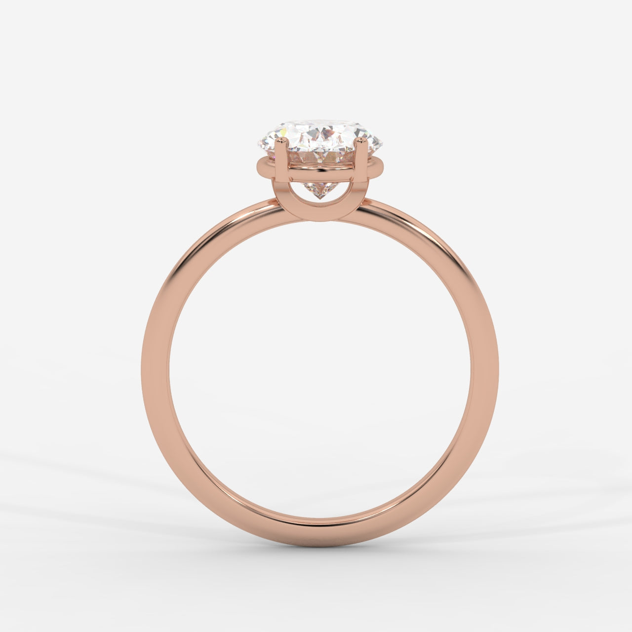 Aria Brilliant Diamond Solitaire Ring - Oval