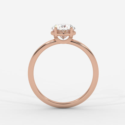 Aria Brilliant Diamond Solitaire Ring - Oval