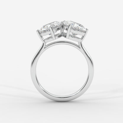 Sage Toi et Moi Ring - Oval & Pear