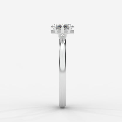 Aria Brilliant East West Solitaire Ring - Marquise