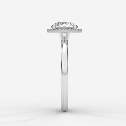 Willow Halo Engagement Ring - Round
