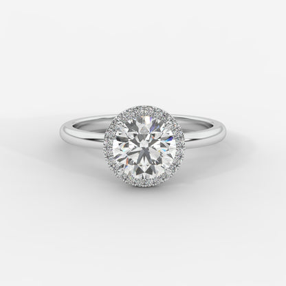 Willow Halo Engagement Ring - Round