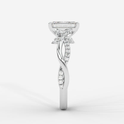 Ivy Vine Ring - Emerald