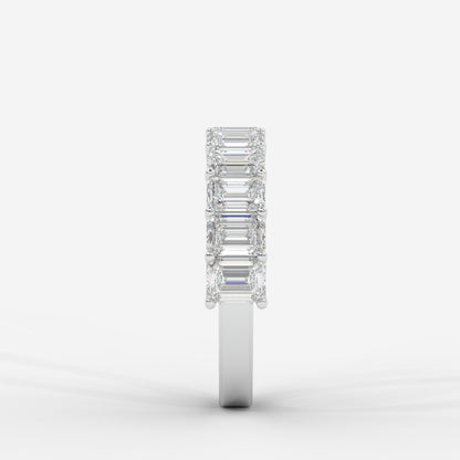Casey Half-Eternity Band – Emerald