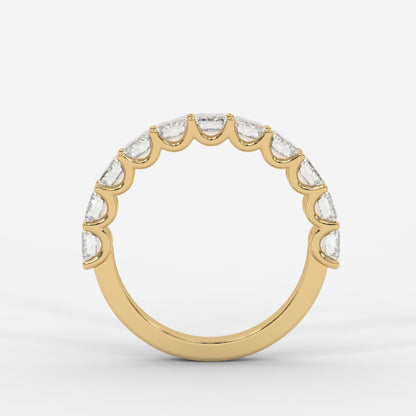 Casey Half-Eternity Band – Emerald